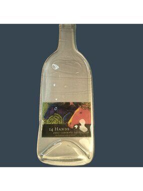 Treasures Of The Vine Cheese Board 14 Hands Wine Bottle Upcycled